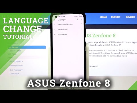 How to Change System Language in ASUS ZenFone 8 – Find System Language Settings