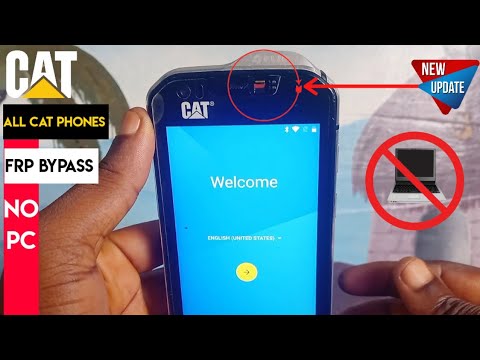 bypass Google Account On CAT S60, S30, S40, S41, S52, S61/CAT PHONES FRP BYPASS 2022 | Without Pc