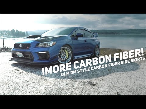 SUBISPEED OLM CARBON SIDE SKIRTS | 2015-2020 SUBAU WRX STI