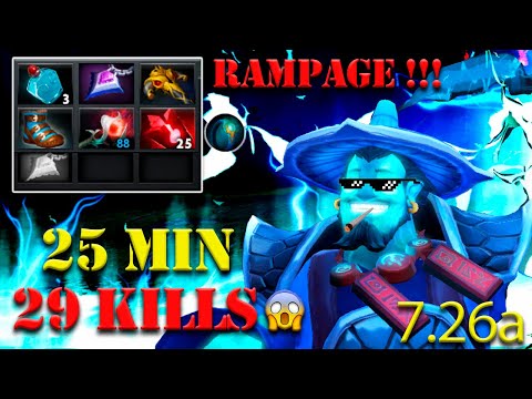 Storm Spirit dota 2 pro 2020 patch 7.26 |  25min - 29kills