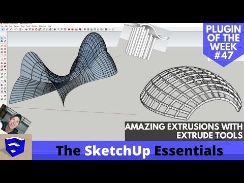 AMAZING Extrusions in SketchUp with Extrude Tools - ALL TOOLS EXPLAINED! - Extension of the Week #47