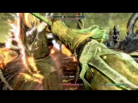 Miraak Boss Fight On Legendary / Skyrim Remastered
