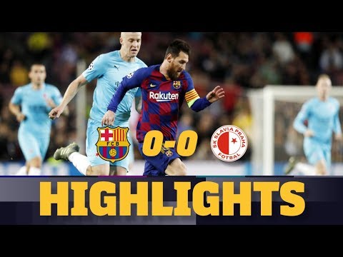 HIGHLIGHTS | Barça 0-0 Slavia Prague