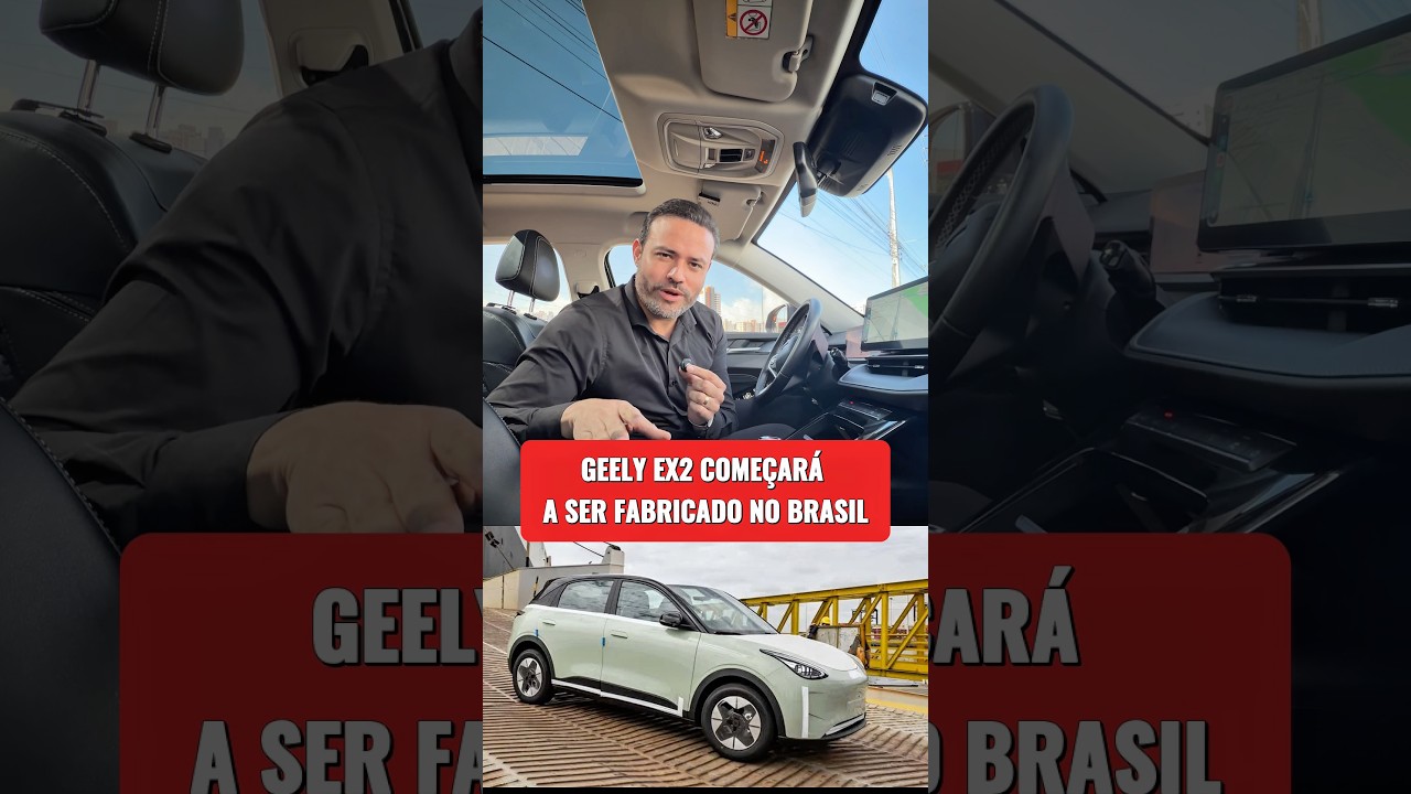 GEELY EX2 COM PRODUÇÃO NACIONAL 🚨 #geely #ex2