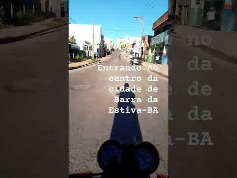 Entrando no centro de Barra da Estiva Bahia-movimento ainda lento pela manhã