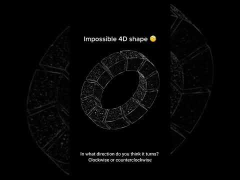 Impossible 4D shape🧐 | illusion 😵‍💫