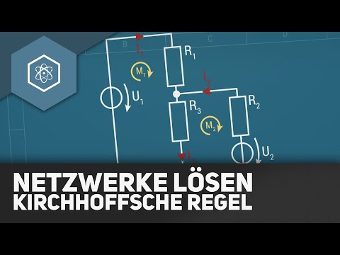 Solving networks with Kirchhoff's rules - Example