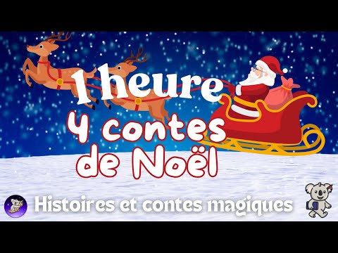 4 Contes de Noël  🎅 Histoire Noël pour dormir 1h |  histoire pour s'endormir | Histoire Patricia