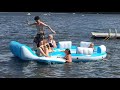 Bow Lake Inflatable Island