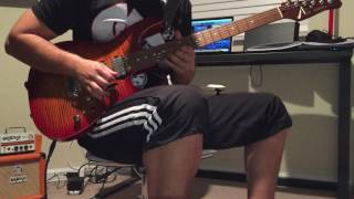 Toto - Holy War ( Guitar solo cover ) with Tom Anderson Angel