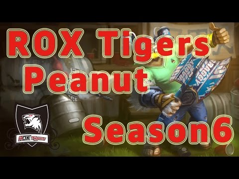 ROX Tigers Peanut Olaf Jungle vs Nidalee Patch 6.19 in NA