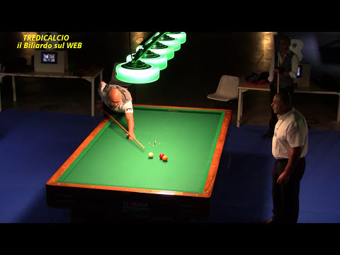 MENZA vs MAGGI - CAMPIONATO ITALIANO BILIARDO 1^CATEGORIA 2017 TORINO@TREDICALCIO
