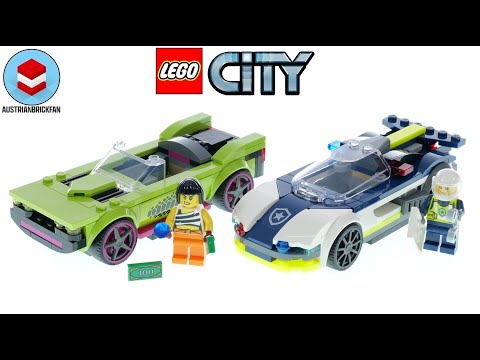 LEGO City 60415 Police Car and Muscle Car Chase – LEGO Speed Build Review