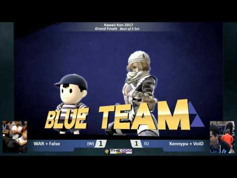 KKON17 Doubles: SSB Wii U - GF - WAR + False vs Kennypu + VoiD