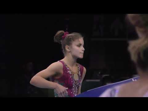 1st Junior Gymnastics WCH Podium Training KAZ Floor
