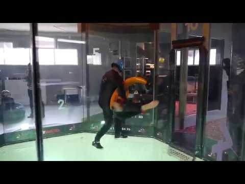 One small step for man, one giant leap for mankind | Indoor Skydiving Funny Fail