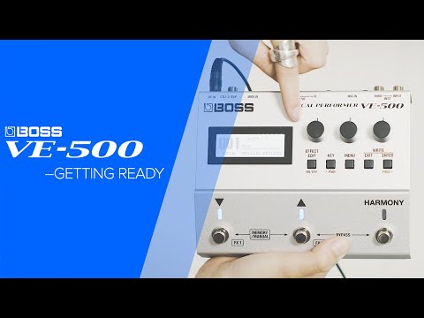 Boss VE-500 Vocal Performer Effects Pedal | Sweetwater Boss VE-500 Vocal Performer Effects Pedal | Sweetwater