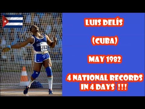 Luis Delís (Cuba) MAY 1982:  4 NATIONAL RECORDS IN 4 DAYS !.