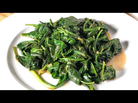 Sauteed Spinach and Garlic
