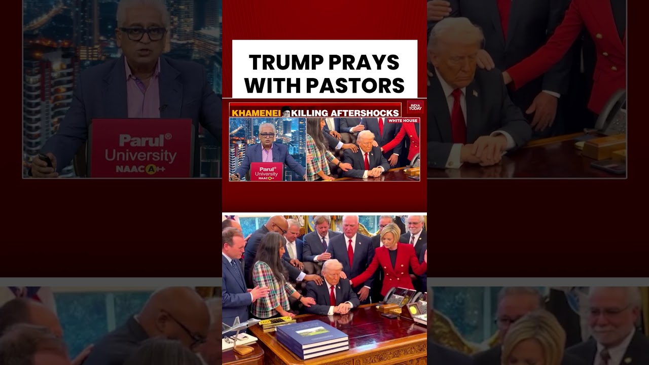 Donald Trump Prays with Pastors Amid National Tensions | Powerful Prayer Moment #donaldtrump #prayer