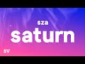 SZA Saturn Lyrics