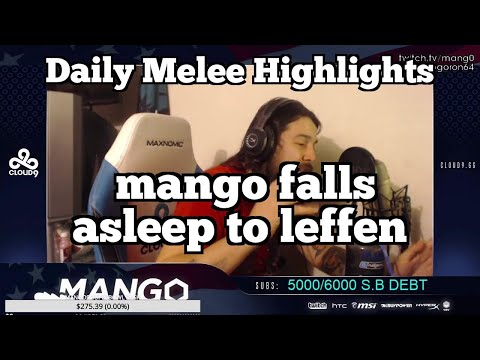 Daily Melee Highlights: mango falls asleep to leffen