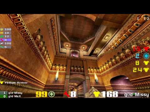 Ms.QuakeCon 2005 Grand Final: Missy vs Ms X - Quake3 Duel Girls [Commentary] 1080p60 dm6 ztn