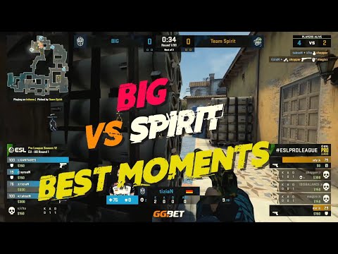 BIG vs Spirit - ESL Pro League  - 26 BEST MOMENTS | CSGO #Highlights #CSGO #BESTMOMENTS