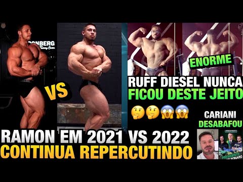 RUFF DIESEL ENORME - RAMON 2021 VS 2022 A EVOLUÇÃO CONTINUA REPERCUTINDO + CARIANI E ZANCA, WILLIAM