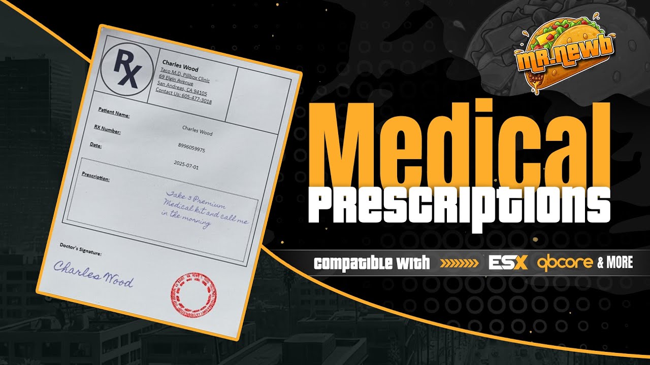 [PAID] MrNewbPrescriptions | Prescription System thumbnail 2