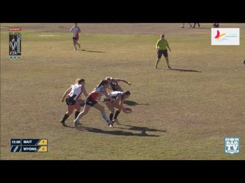2017 BDAFL Round 15 GE Women's - Maitland Saints v Wyong Lakes