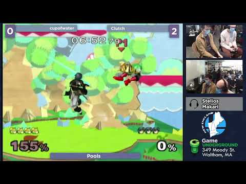 GUMI SSBM - cupofwater (Fox) vs. Clutch (Marth) - Melee Pools
