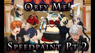 Speedpaint (w/ Commentary) ☾ Obey Me! Contest ★ Collab Entry Pt 2/4