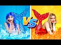 Mermaid on Fire 🔥VS Icy Mermaid 🧊Extreme Makeover by LaLaZoom!