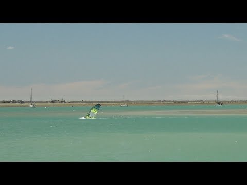Windsurfing Session at Akersten St, Nelson, New Zealand, 18 November 2018