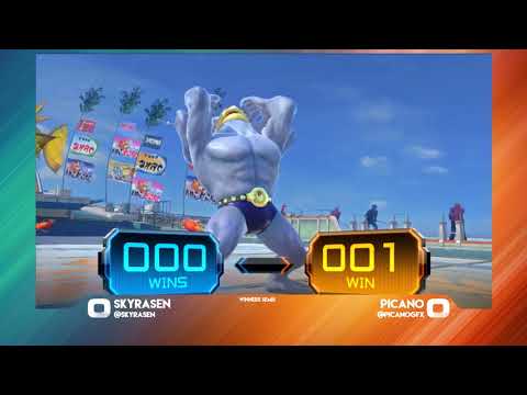 SkyRasen (Machamp) vs Picano (Charizard) - Pokken at Alpha - 8-21-18