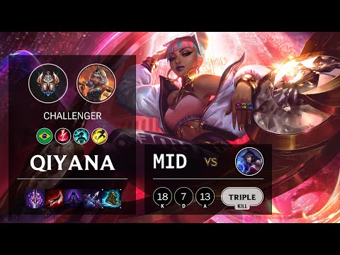 Qiyana Mid vs Ahri - BR Challenger Patch 10.19