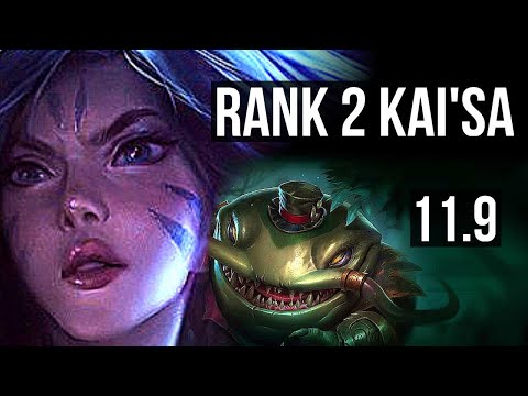 KAI'SA & Rell vs TAHM KENCH & Senna (ADC) | Rank 2 Kai'Sa, Rank 9, 9/2/7 | KR Challenger | v11.9