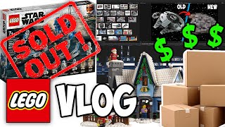 LEGO Sets RETIRING?? LEGO Winter Village HAUL & Video Editing | LEGO VLOG #1