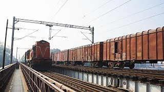 preview picture of video '[EIRW] INDIA'S LONGEST FREIGHT TRAIN | CROSSING THE NAJIBABAD JUNCTION'