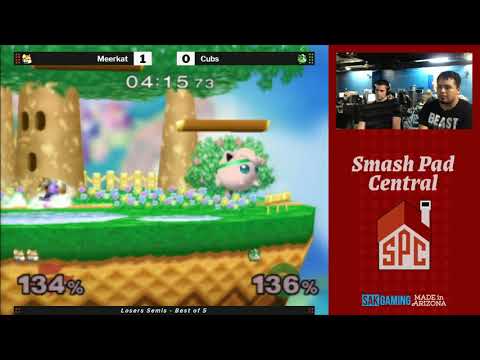 SPC 173 SSBM Losers Semis Meerkat (Fox) vs. Cubs (Puff)