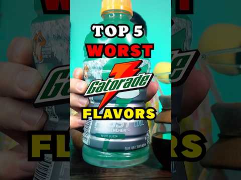 5 Most DISGUSTING Gatorade Flavors!