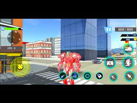 Tank Robot Games - Police Eagle Robot Car Game - Android Gameplay Part 2