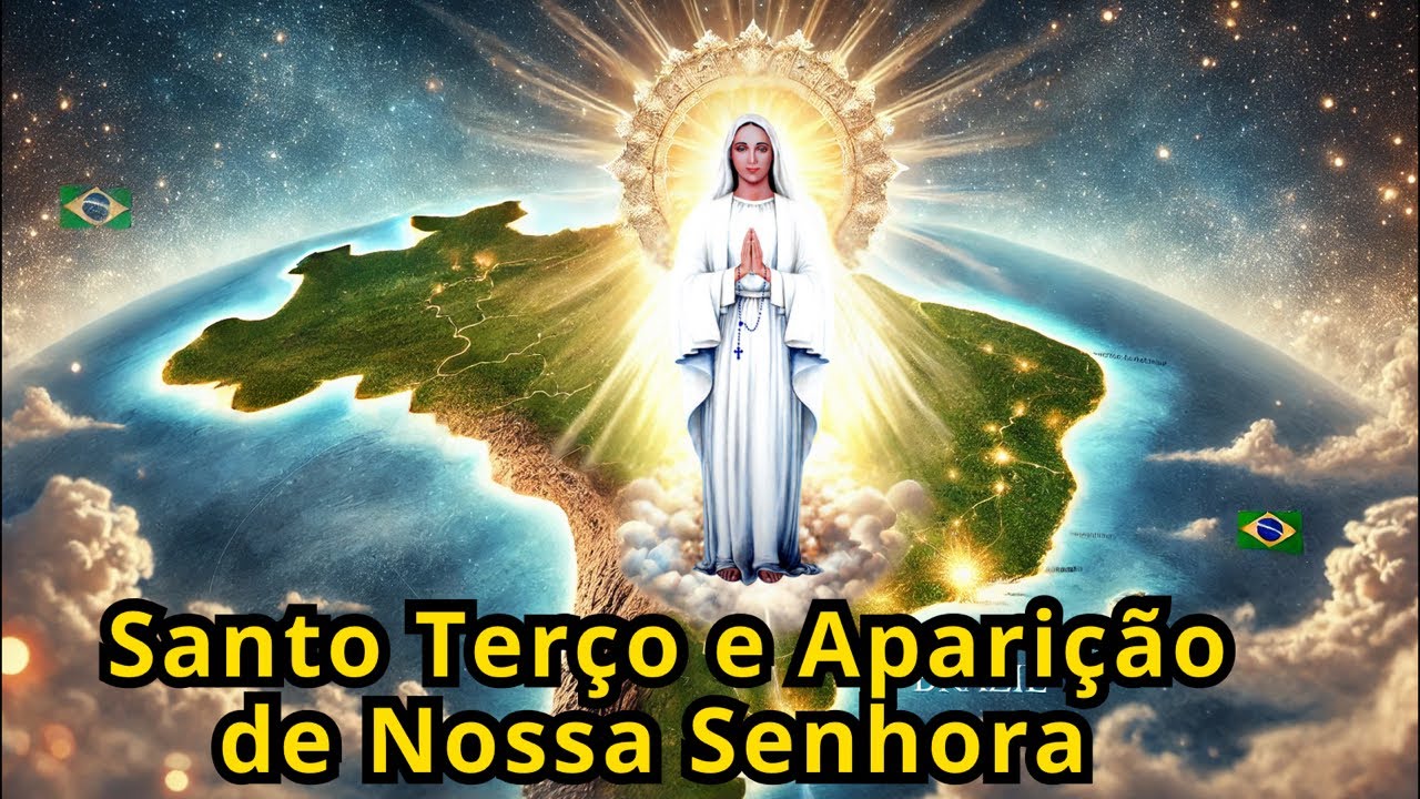 Santo Terço e aparição de Nossa Senhora ao vivo!