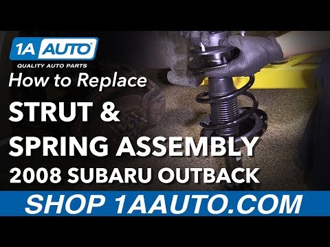 How to Replace Front Strut Spring Assembly 2005-09 Subaru Outback