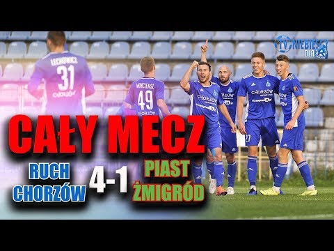 CAŁY MECZ: Ruch Chorzów 4-1 Piast Żmigród (14.09.2019 r.)