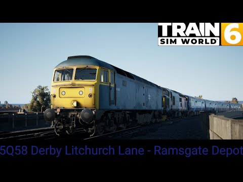 47 & 37 Drag | 5Q58 Derby Litchurch Lane - Ramsgate Depot | South Eastern High Speed | TSW 6