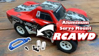 RCAWD Aluminum Servo Mount Upgrade for LaTrax Prerunner, Teton, Rally