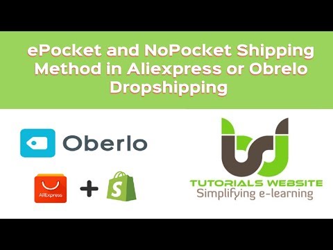 What is epocket or NoPocket shipping method in aliexpress | Shopify Dropshipping Aliexpress