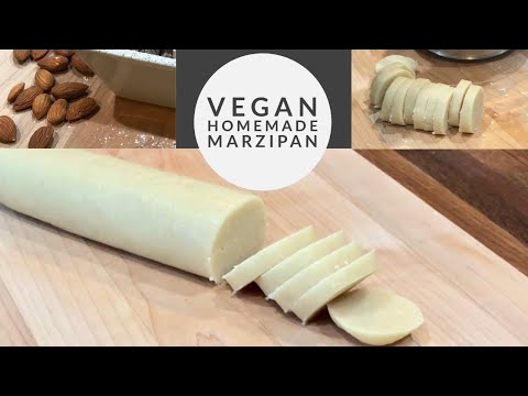 NO EGG Marzipan Recipe | Make in 5 MINUTES | Vegan & Gluten Free  #marzipanrecipe #easymarzipan